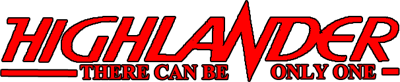 Highlander logo for ZX Spectrum